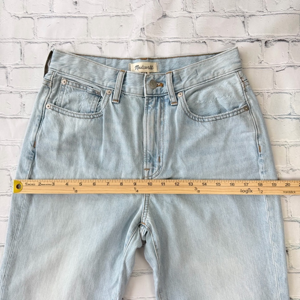 Madewell Light Blue Slim Straight The perfect vintage Jeans size 27 - Picture 7 of 10